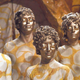 The benevolent faces of the Axons from “The Claws of Axos.”